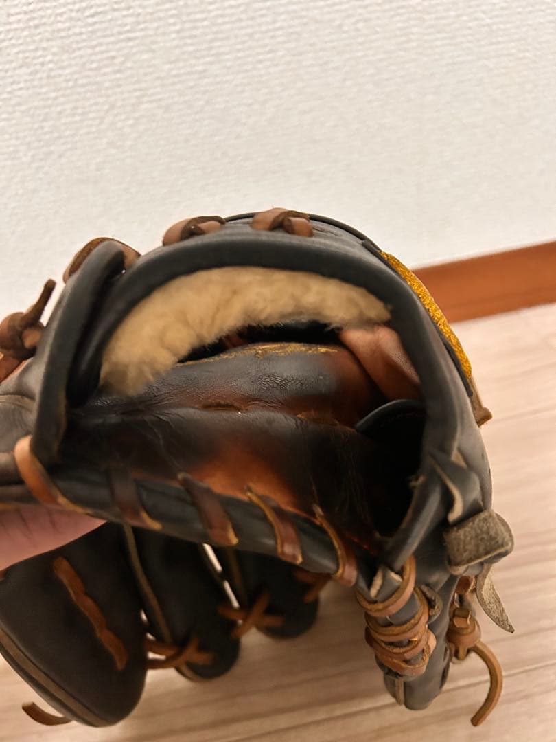 ミズノプロ　硬式野球グローブ 黒