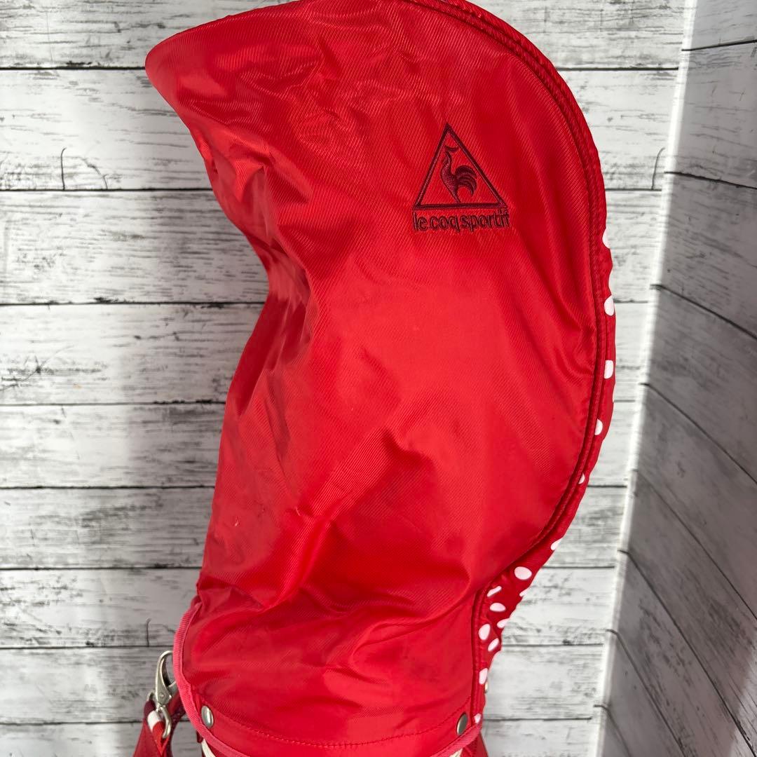 レディース　le coq sportif 赤 キャディバック