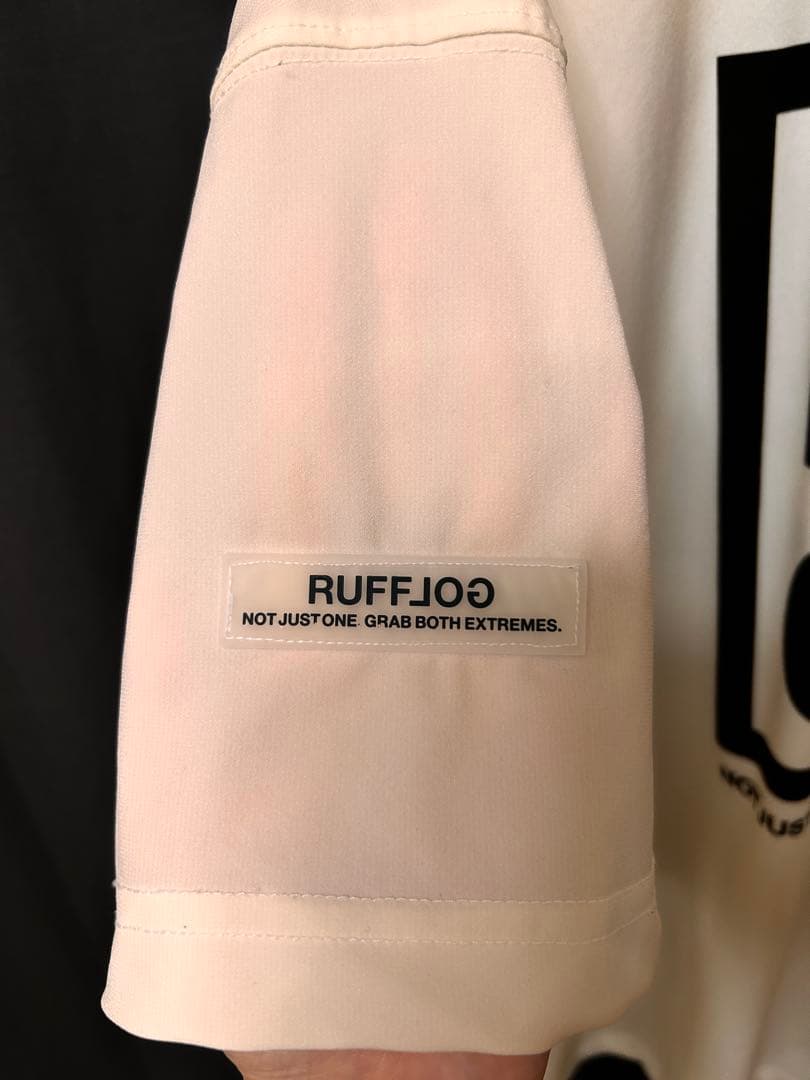 RUFFLOG ホワイトシャツ バックプリント