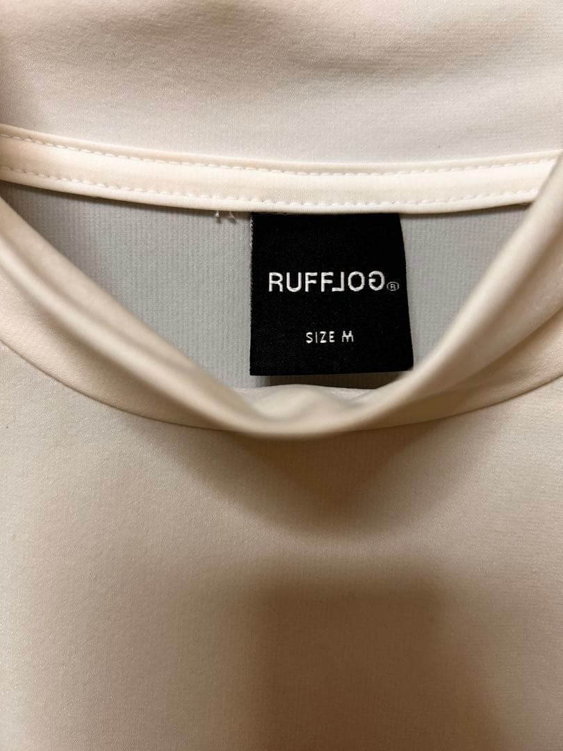 RUFFLOG ホワイトシャツ バックプリント