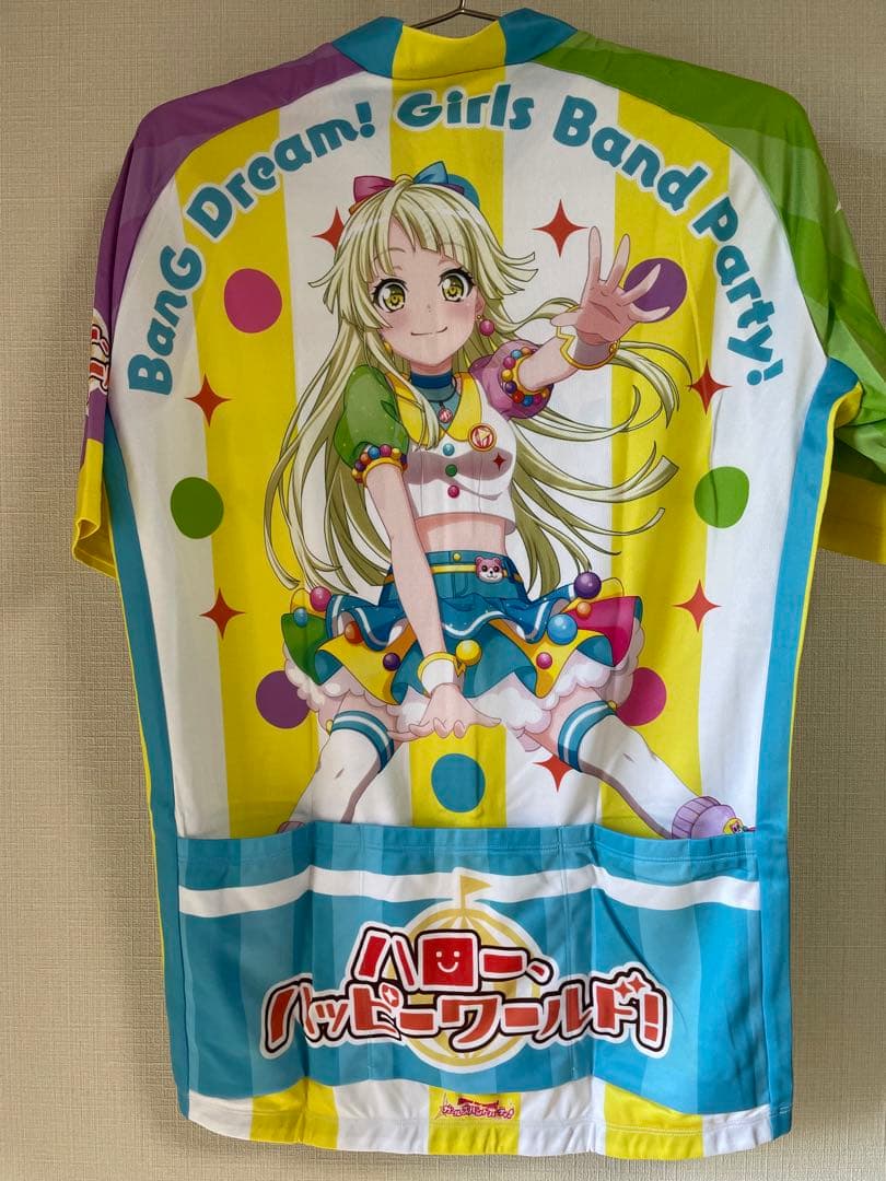 バンドリ!ガールズバンドパーティ!! 弦巻こころverサイクルジャージ L