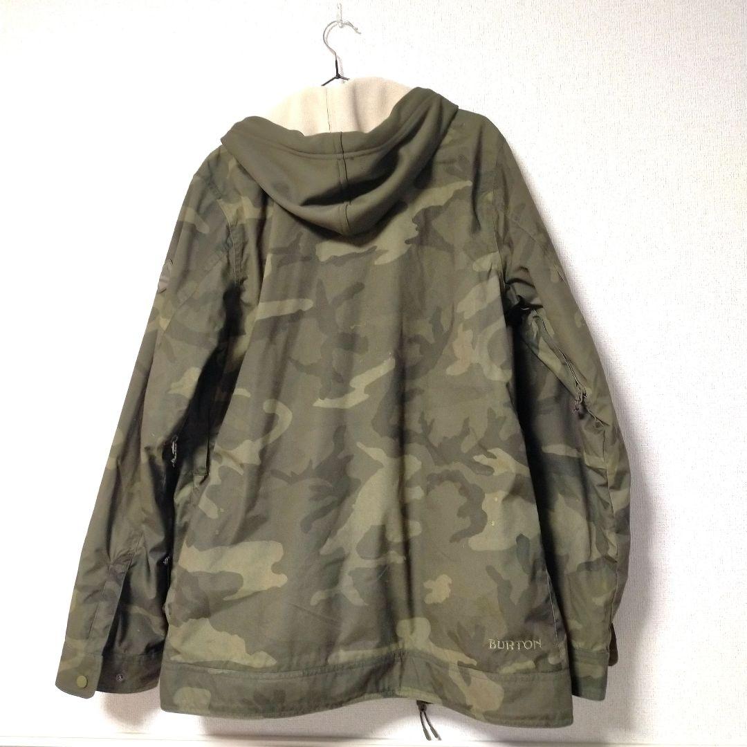 美品★BURTON★スノボウェア上下セット Sサイズ 迷彩柄