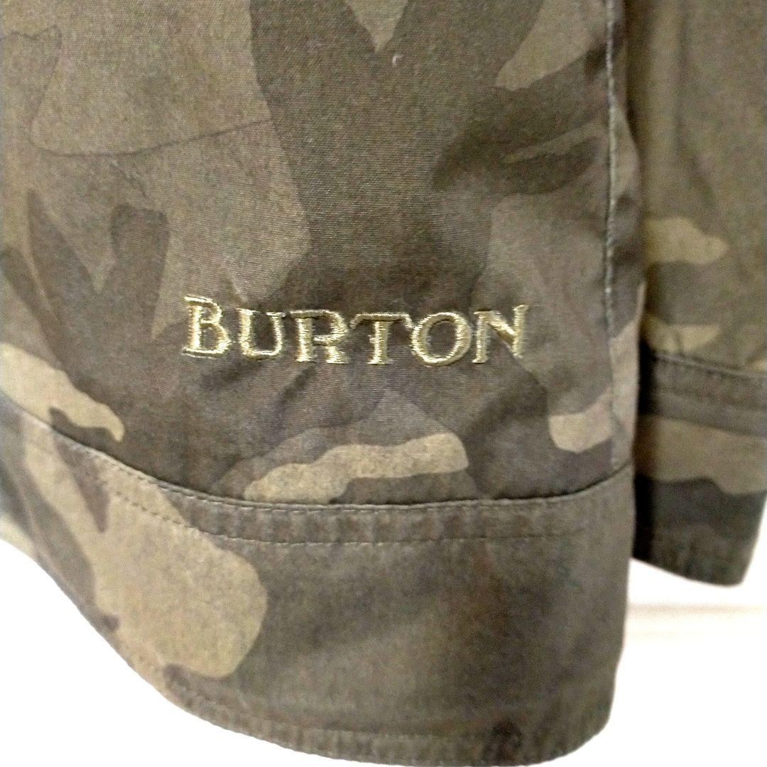 美品★BURTON★スノボウェア上下セット Sサイズ 迷彩柄