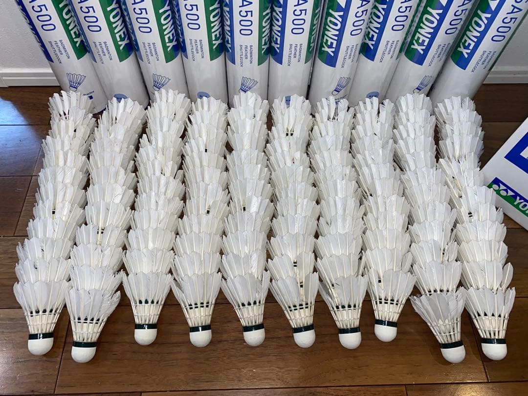 YONEX AEROSENSA 500 中古シャトル 120個 ノック 基礎打ち