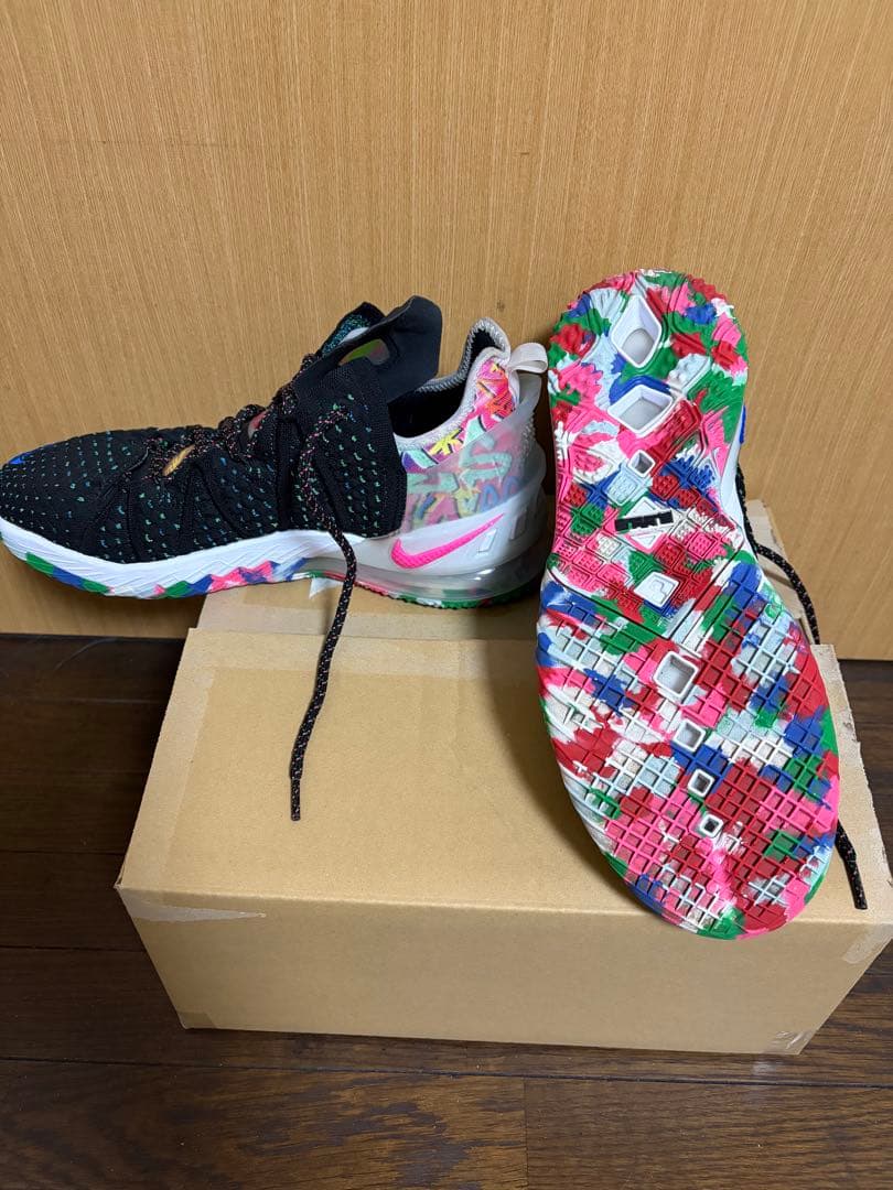 Nike LeBron 18 27.5cmマルチカラー極美品