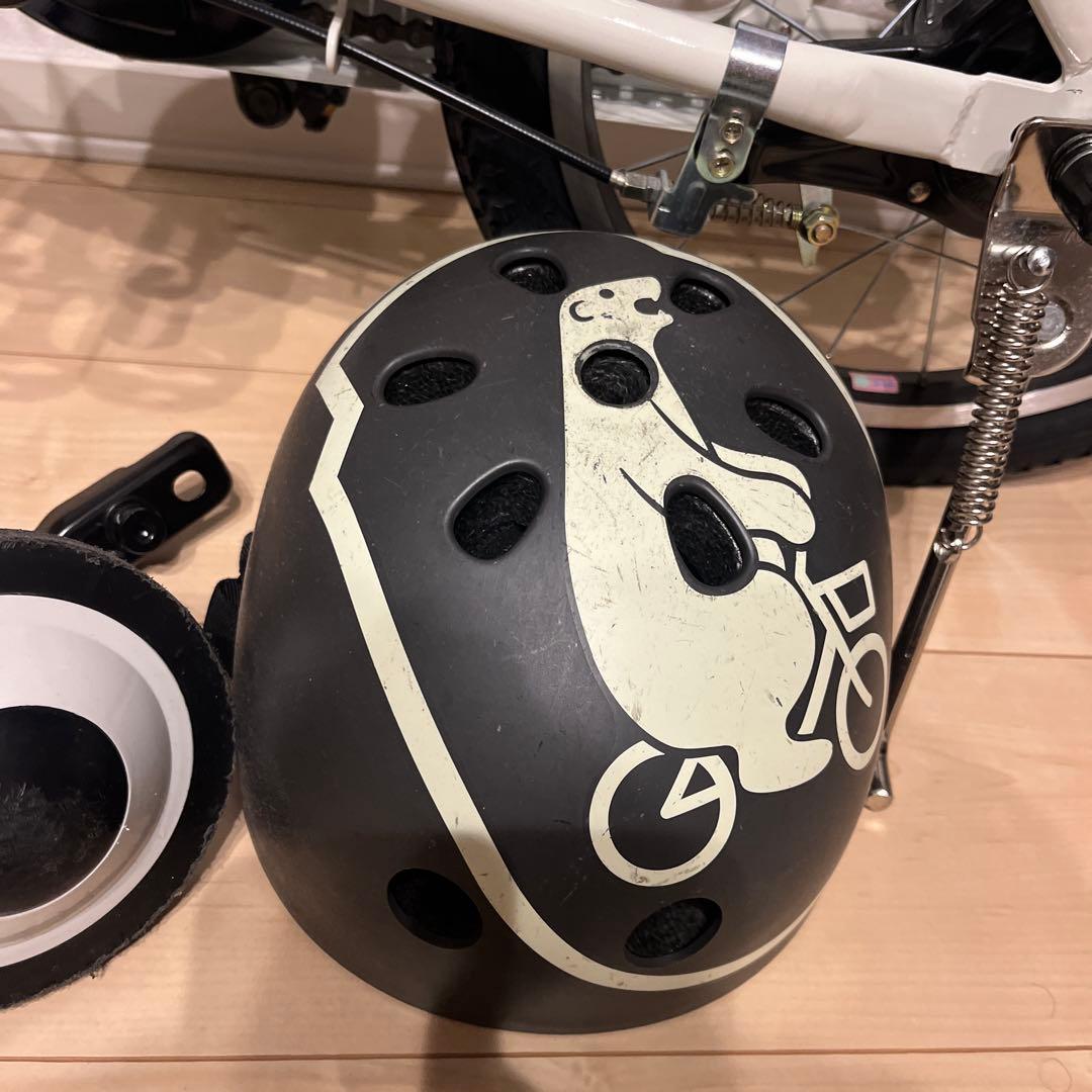 美品　引取り限定　子供用 16インチ　自転車 ホワイト bikke ブリヂストン