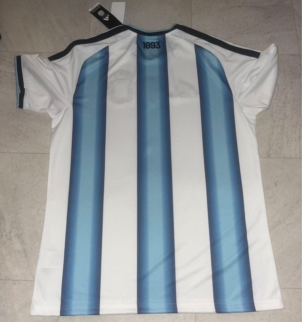 adidas アルゼンチン代表 サッカージャージ Lサイズ