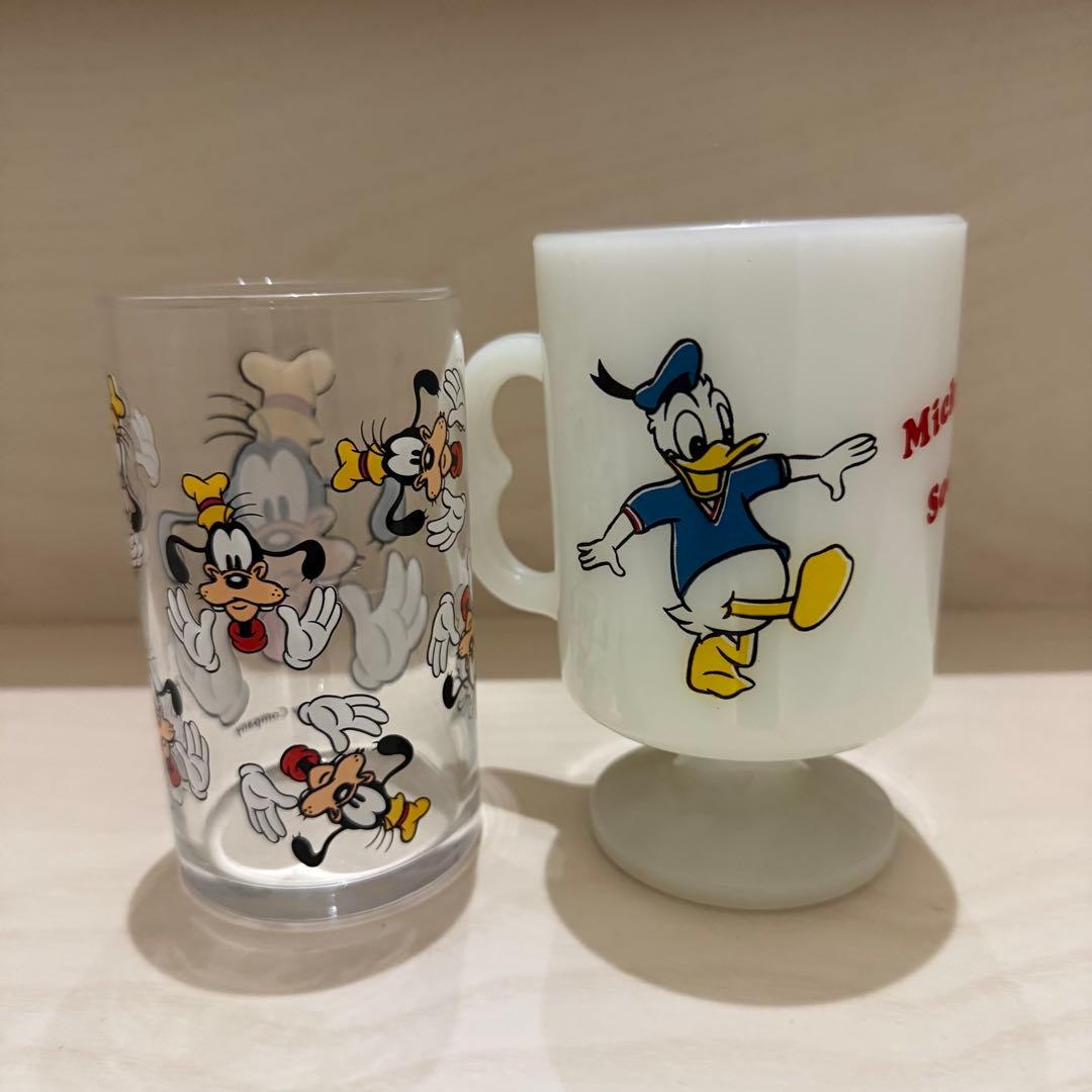 ディズニーランド ディズニー Disney マグカップ グラス レトロ レア