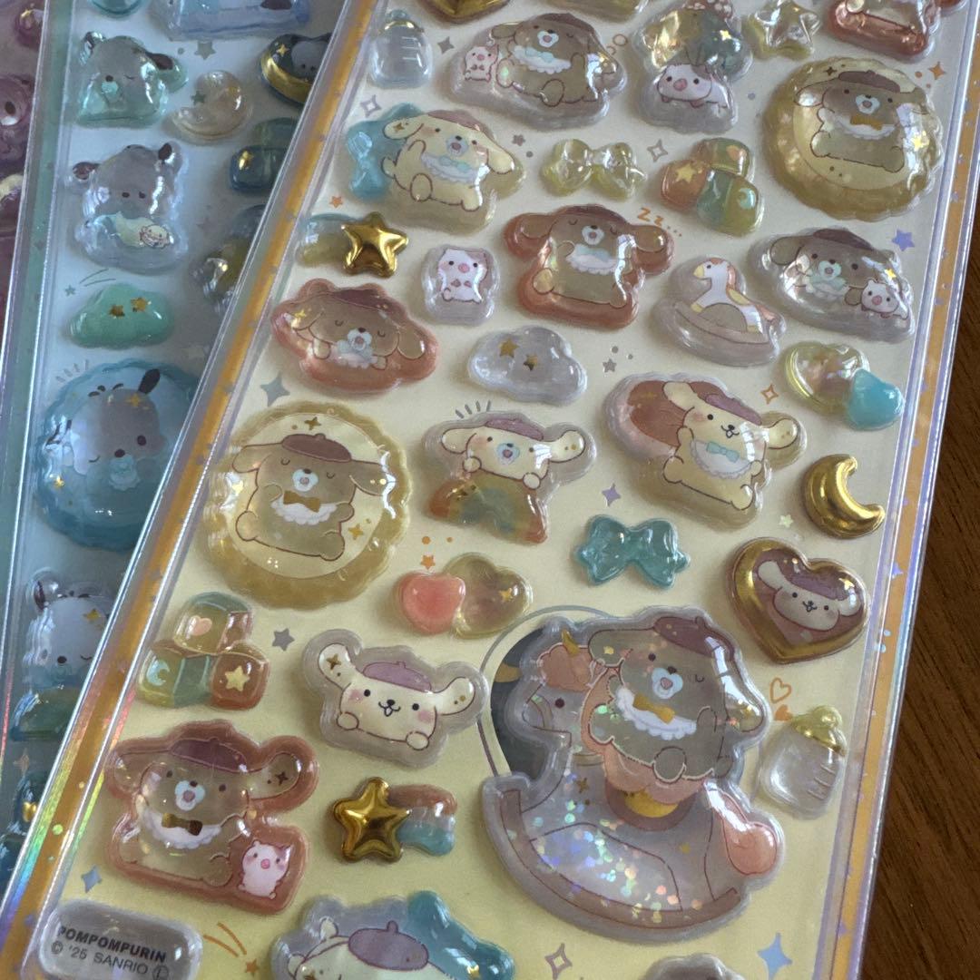 【正規品】うるちゅるポップシール　サンリオ