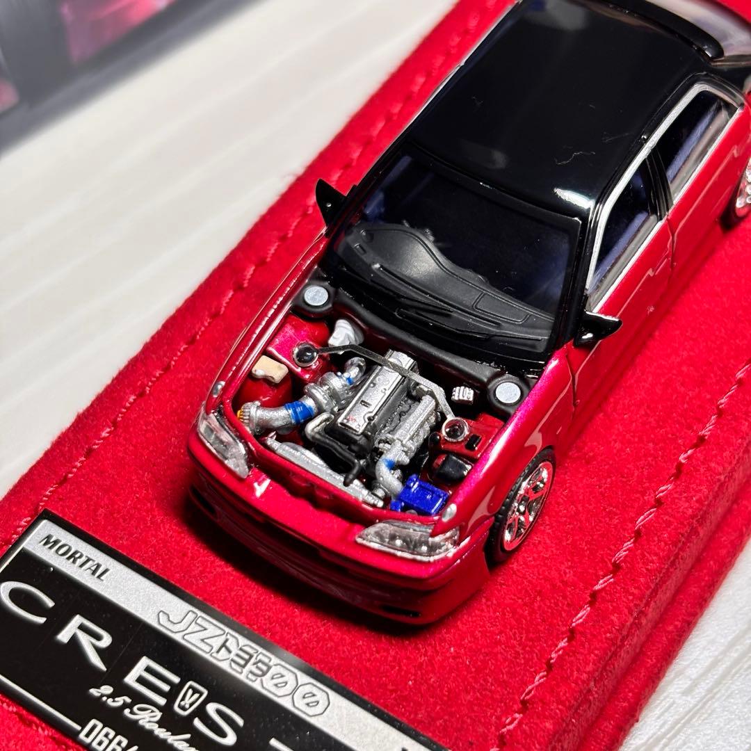Mortal 1/64 トヨタ クレスタ Kimura Creative レッド