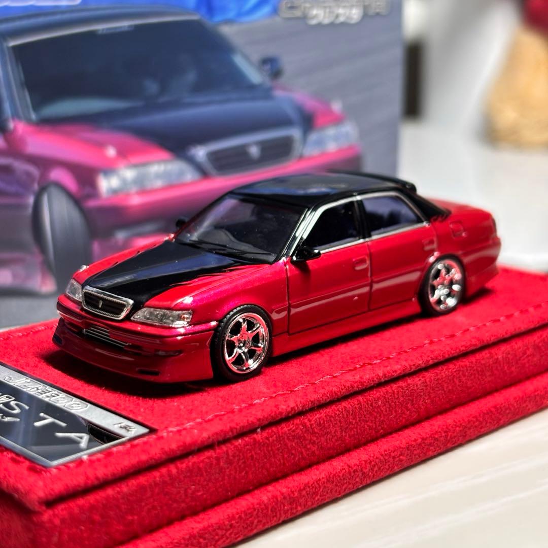 Mortal 1/64 トヨタ クレスタ Kimura Creative レッド