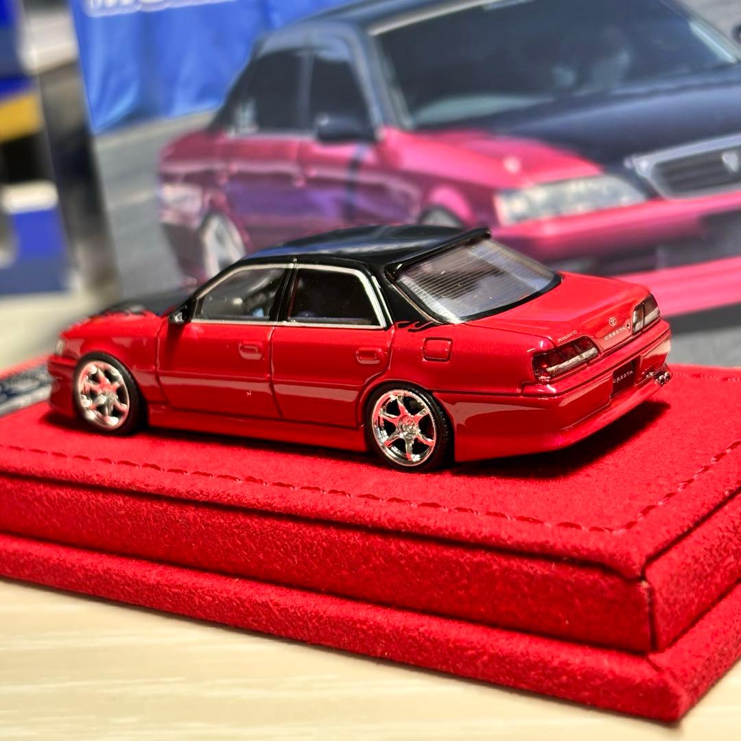 Mortal 1/64 トヨタ クレスタ Kimura Creative レッド
