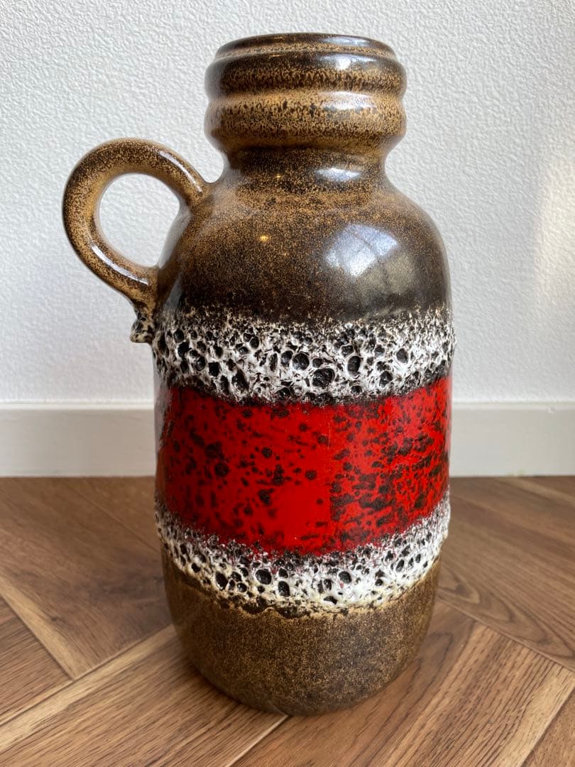 ヴィンテージフラワーベース　ファットラバ　大サイズ 約26.5cm