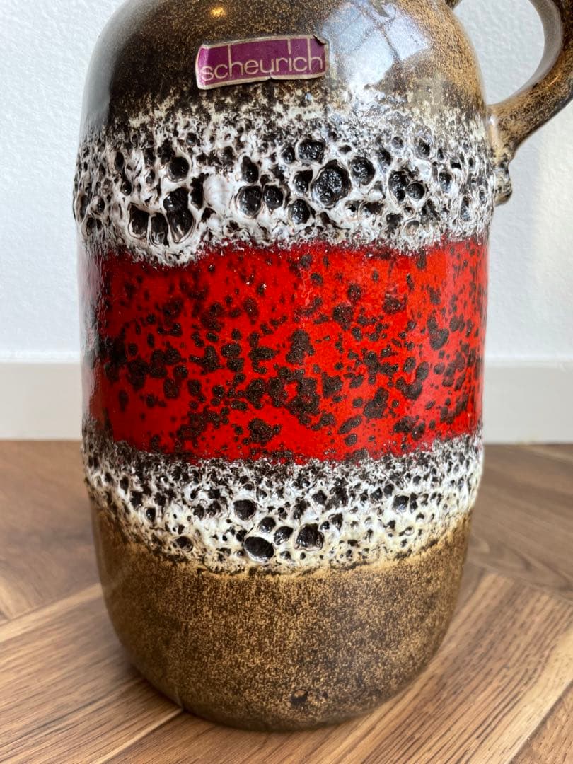 ヴィンテージフラワーベース　ファットラバ　大サイズ 約26.5cm