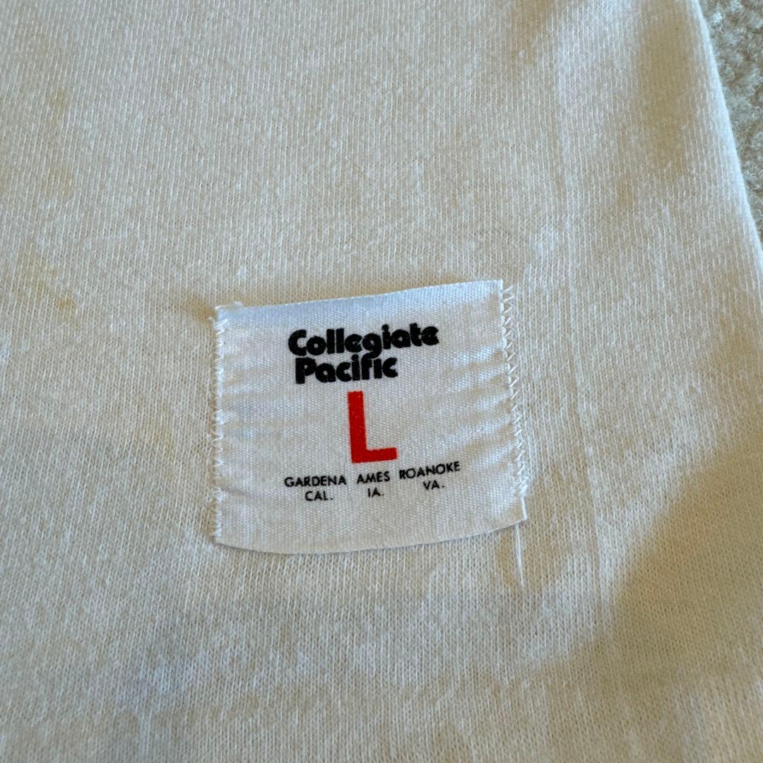 collegiate pacific 七分袖 フットボールTシャツ ヴィンテージ