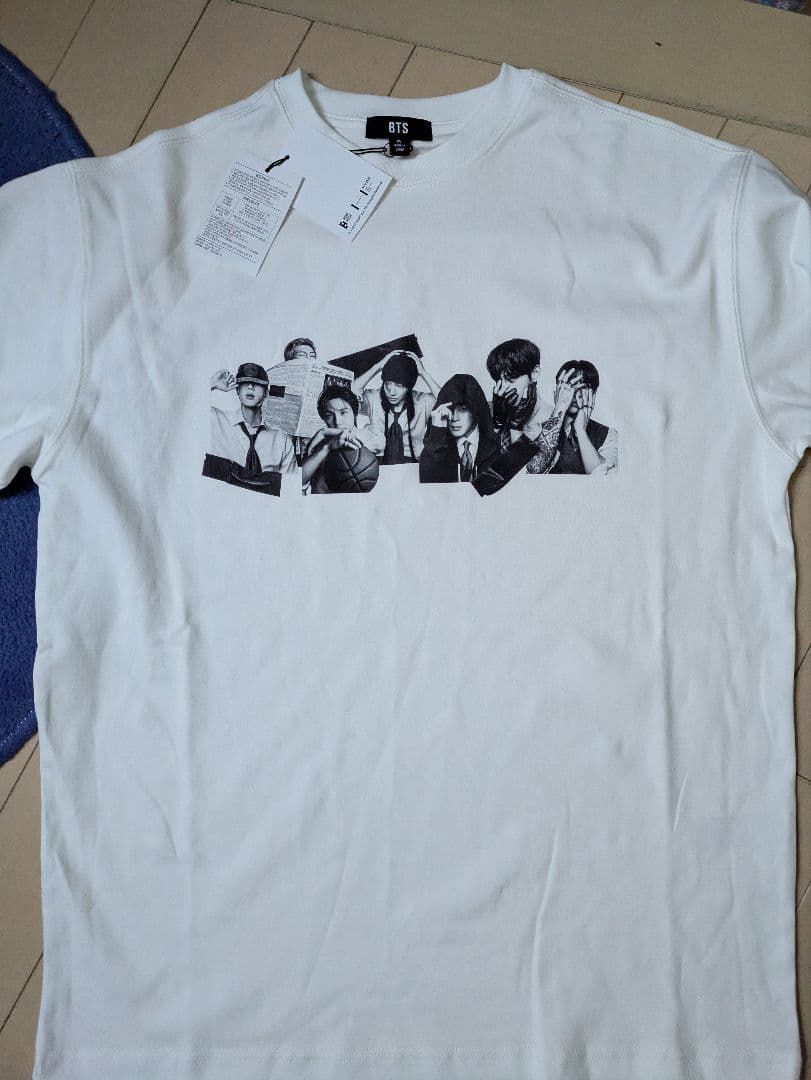 BTS グラフィックプリント Tシャツ ホワイト　M　新品未使用タグ付き