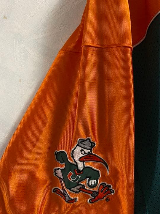 Miami Hurricanes フットボールシャツ XL マイアミハリケーンズ