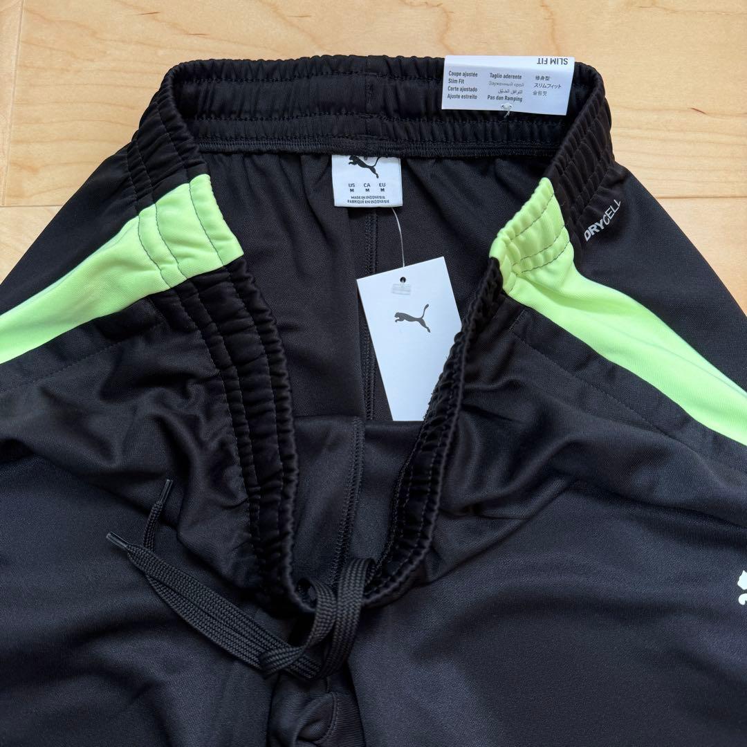 PUMA プーマ　サッカーウェア　上下セット　長袖　パンツ　黒ブラック　XL新品