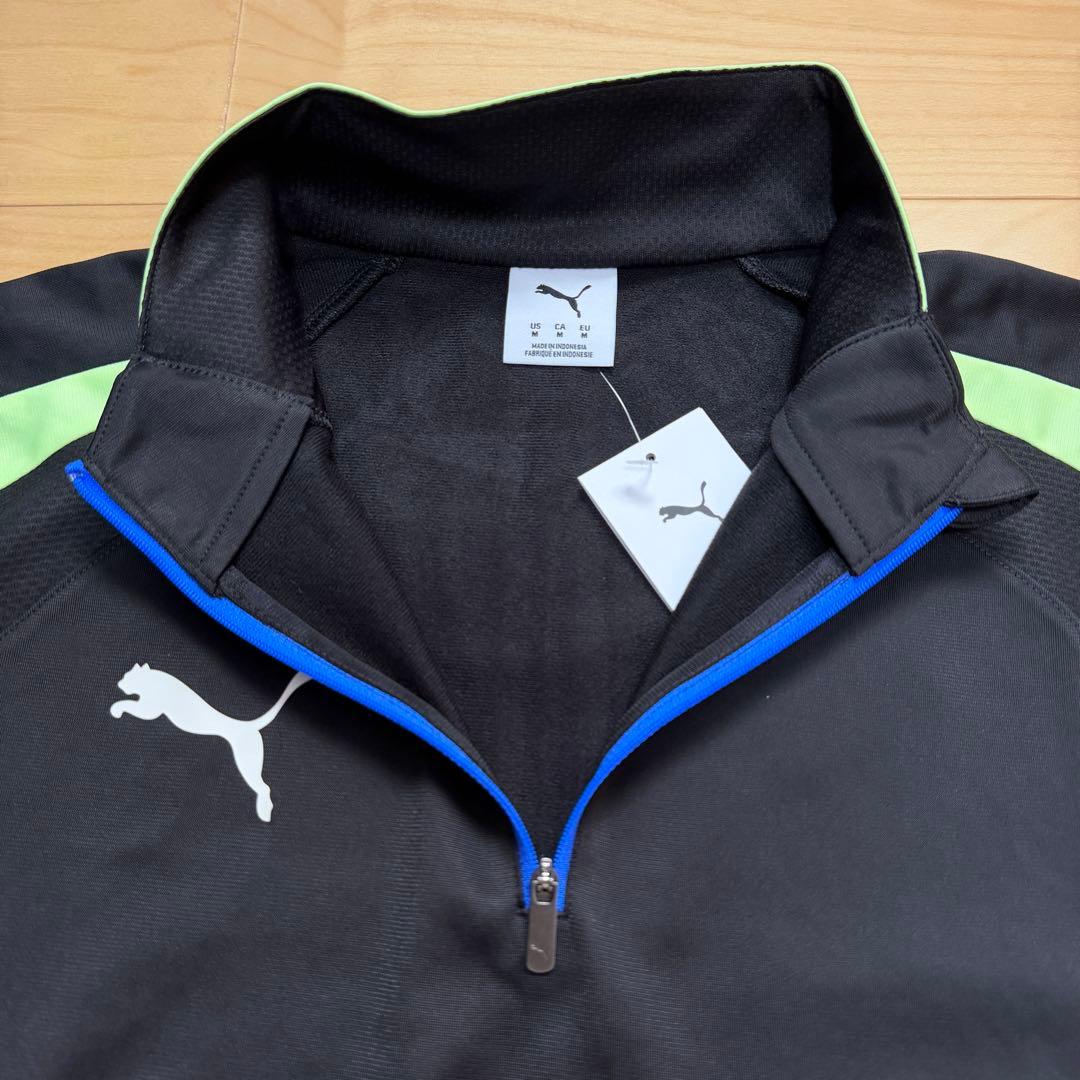 PUMA プーマ　サッカーウェア　上下セット　長袖　パンツ　黒ブラック　XL新品
