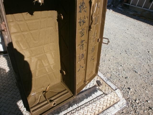 旧日本軍　将校　軍用トランク メタルケース 第5676部隊