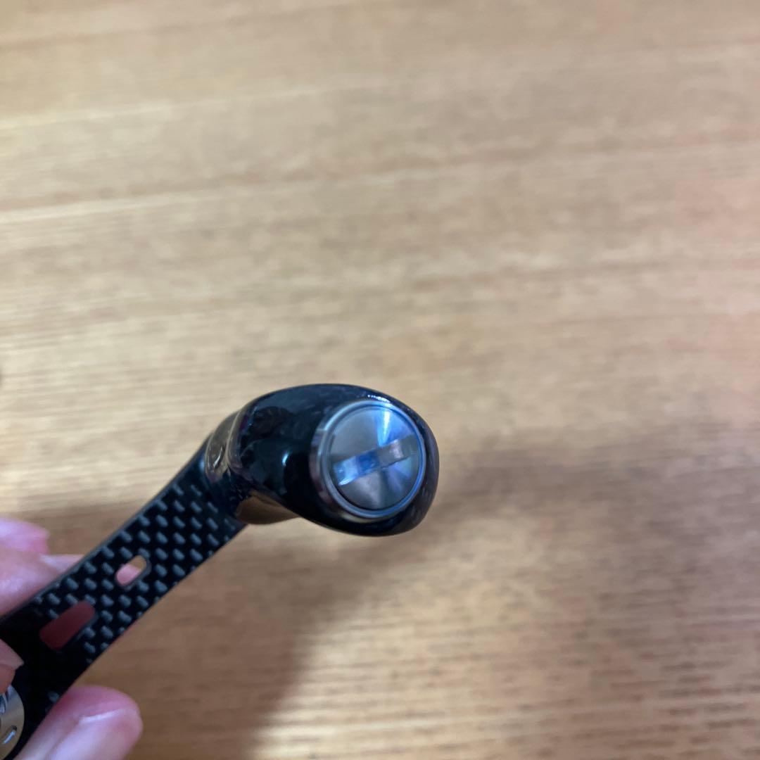 美品　シマノ　ハイテン40mm カーボン　ハンドル　ノブ 夢屋　スタンド