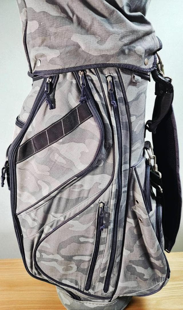 送料無料/美品　EDWIN GOLF 迷彩柄キャディバッグ