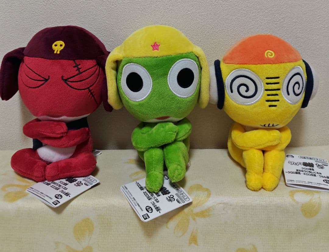【新品・未使用】ケロロ軍曹 まちぼうけぬいぐるみ 全5種 まとめ売り ③