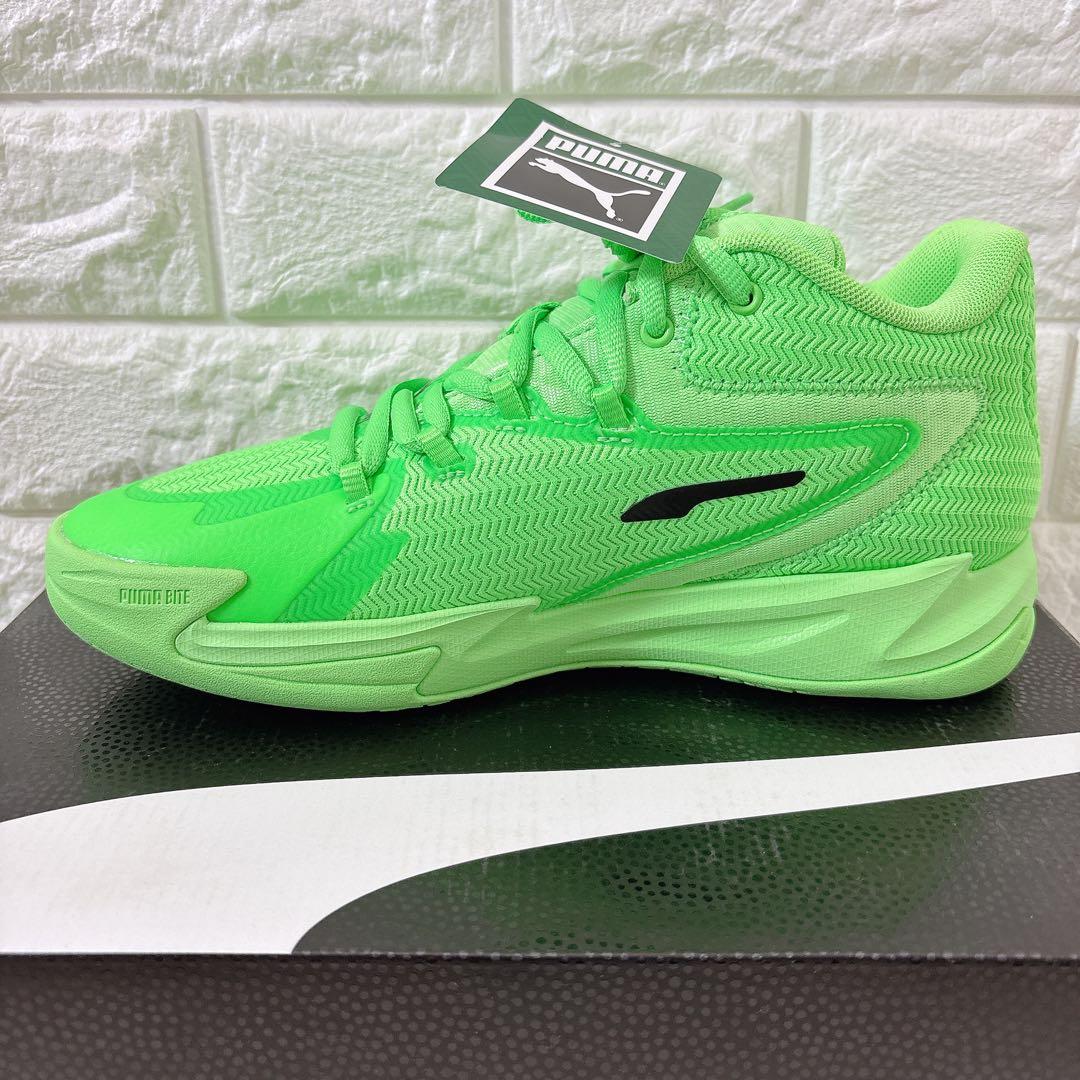 未使用品 試着のみ PUMA DAGGER 25.5cm ライトグリーン 希少色
