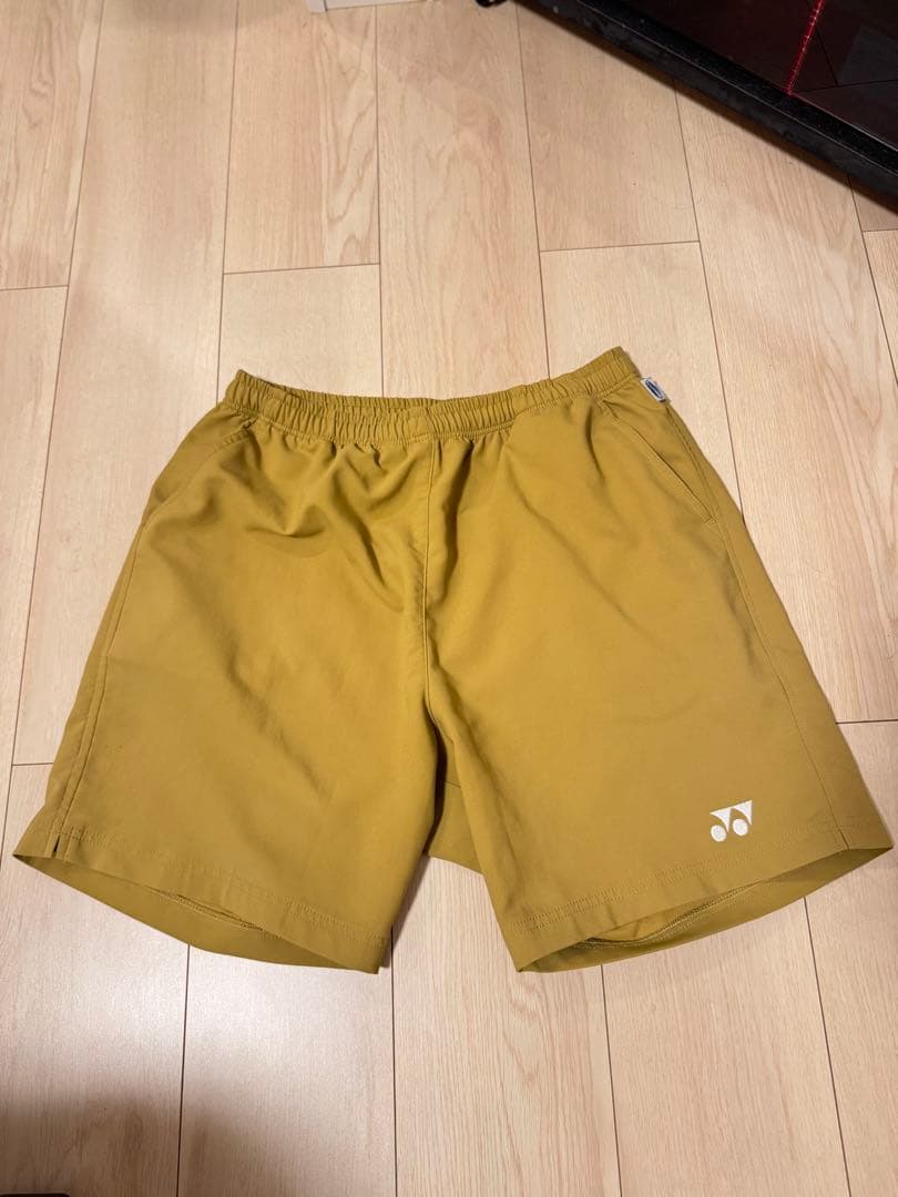YONEX キャメルゴールド ハーフパンツ L