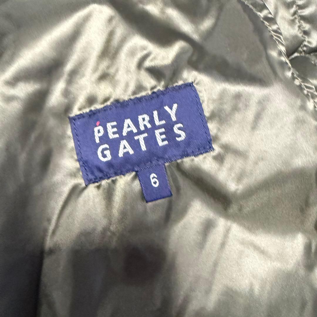 【PEARLY GATES】美品 ダウンベスト カーキ 6サイズ メンズ