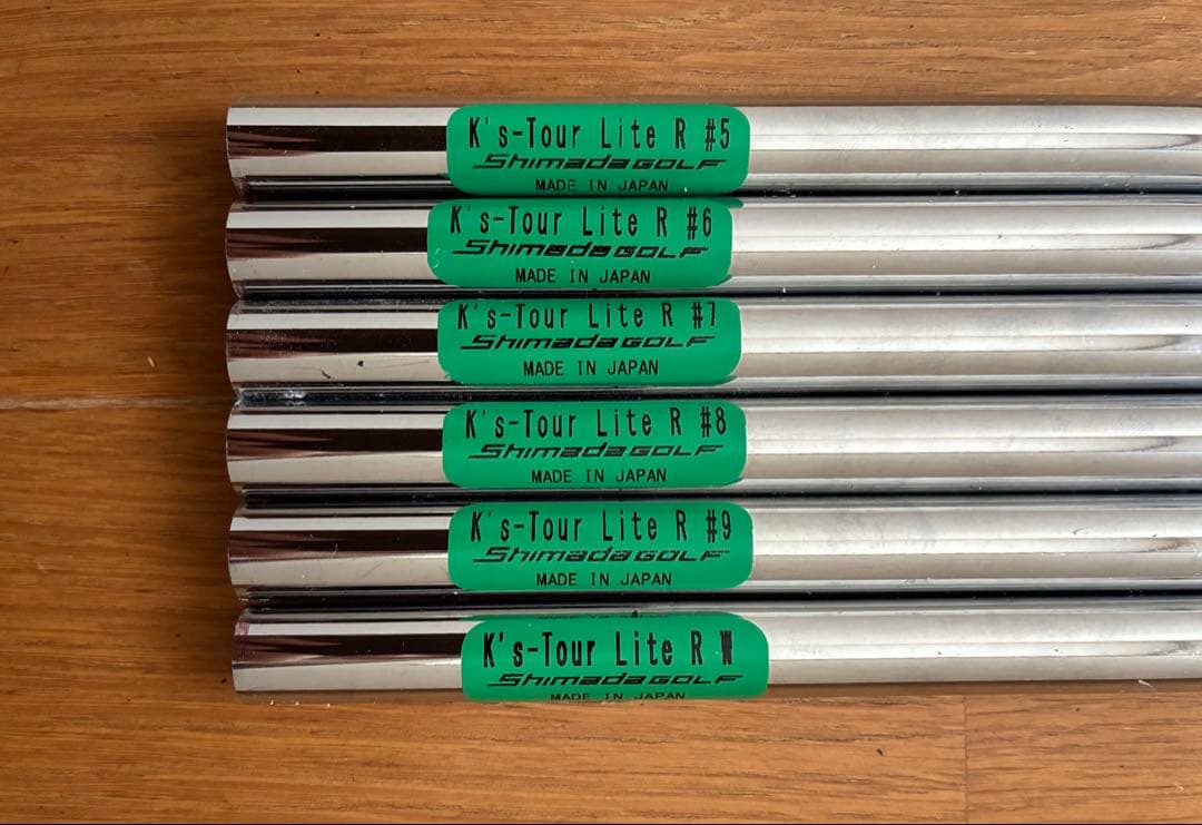 島田ゴルフ K's-Tour Lite フレックスR 6本（PW-5 I）
