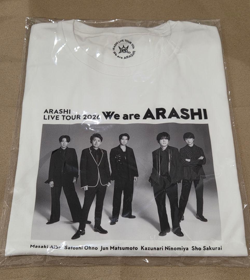 【新品未開封】嵐 We are ARASHI グッズ Tシャツ 2026
