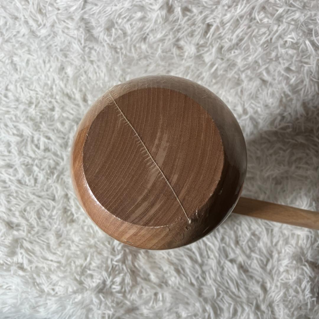 未使用品 杵 餅つき用 木製 四寸 大人用 もちつき もち米 蒸籠 正月 行事