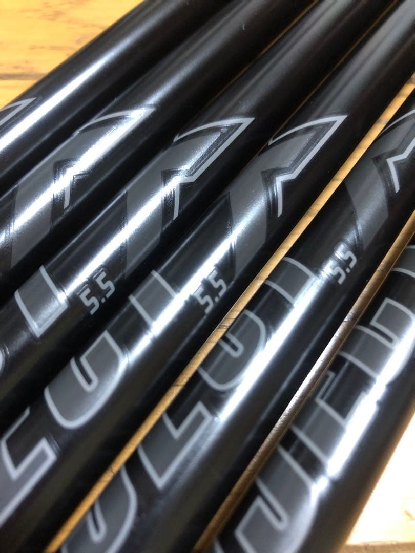 新品 プロジェクトX オールブラック 5.5 #5〜Pw 6本 新品未使用