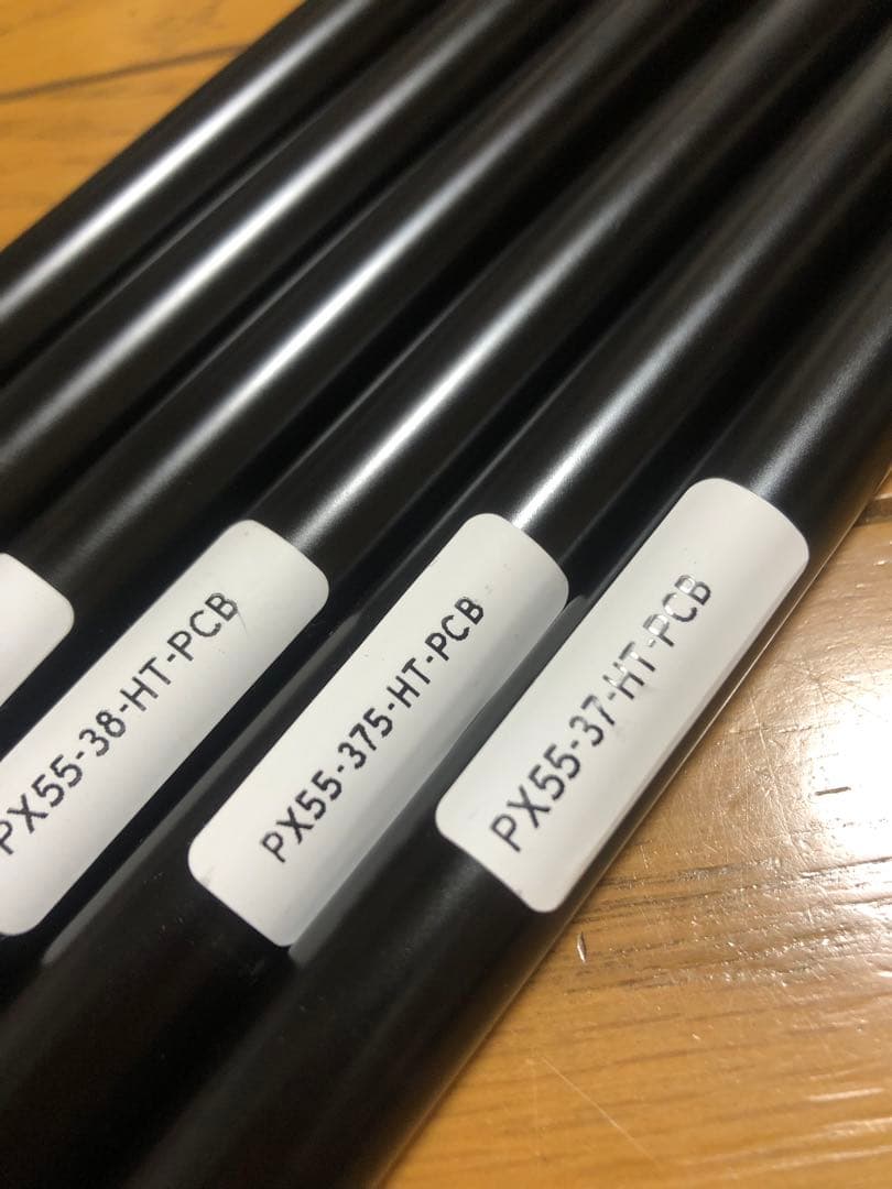 新品 プロジェクトX オールブラック 5.5 #5〜Pw 6本 新品未使用