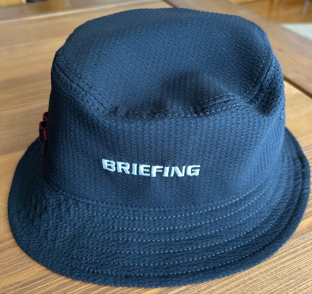 BRIEFING ブラック バケットハット