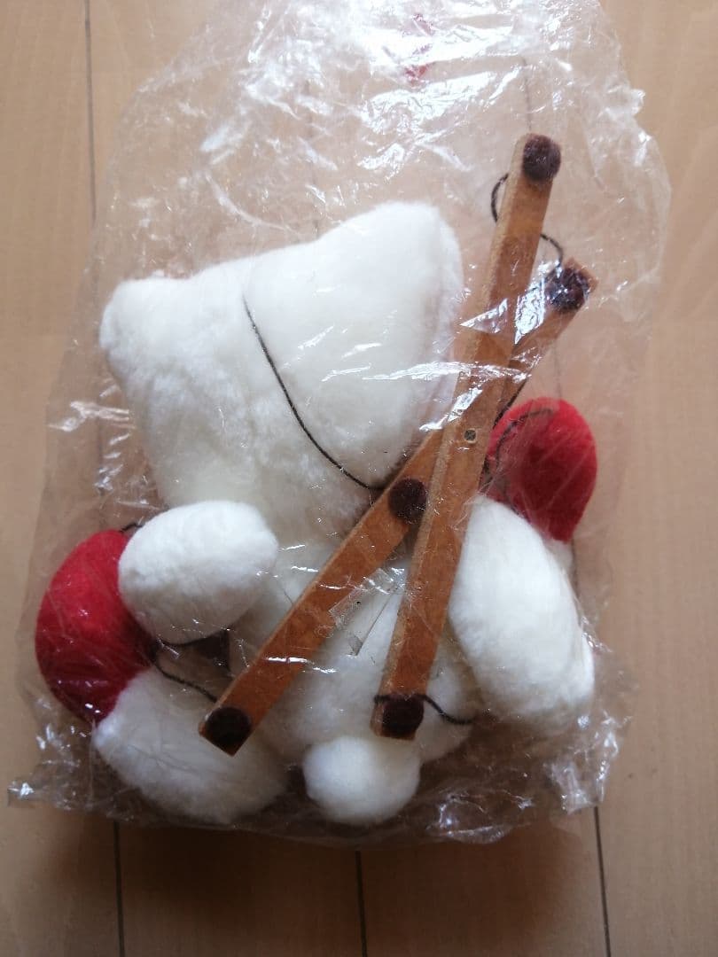 非売品　文明堂カンカンベアぬいぐるみ　マリオネット　レトロ　希少品