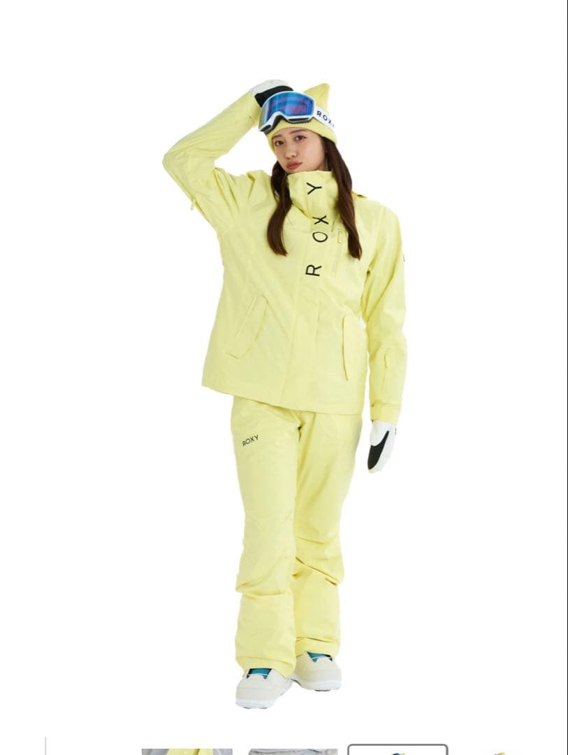 ROXY スノーボードジャケット イエロー　新品　ウェア　スノーボード