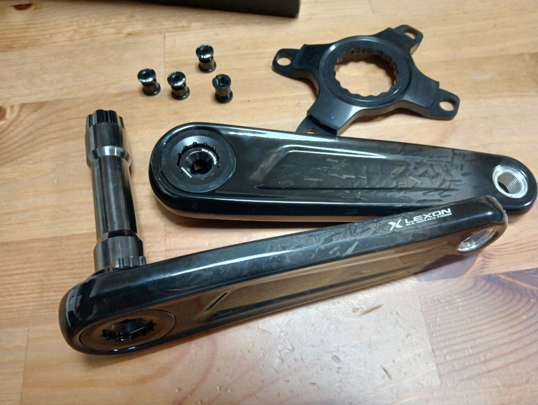 新品 LEXON カーボンクランク 170mm チタンシャフト 24mm