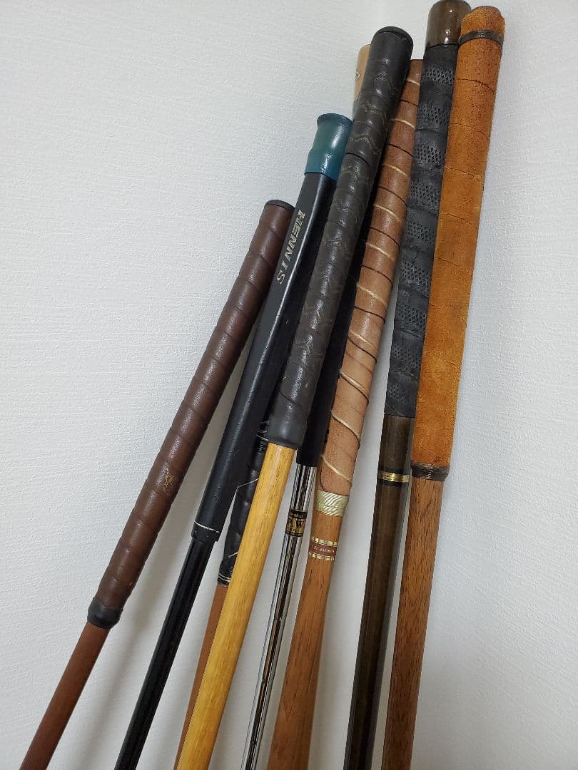中古ゴルフクラブ レトロ 9本セット パター パーシモン