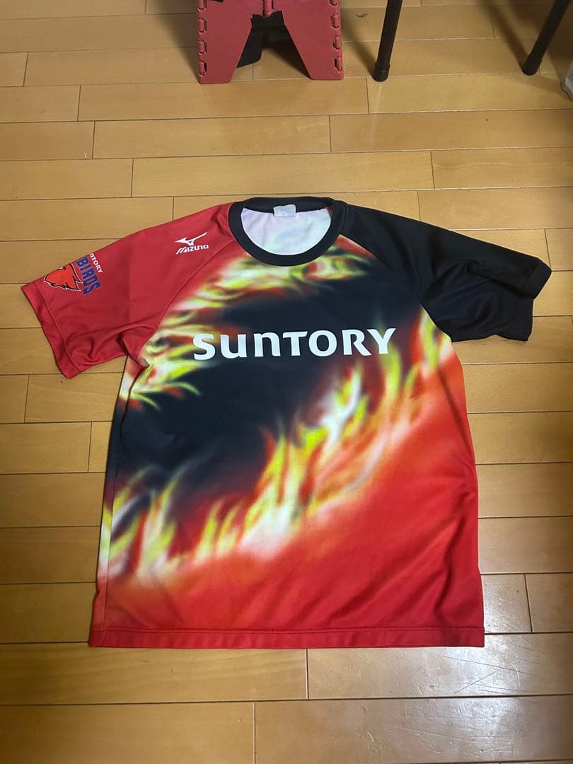 Mizuno バレーボールシャツ SUNTORY