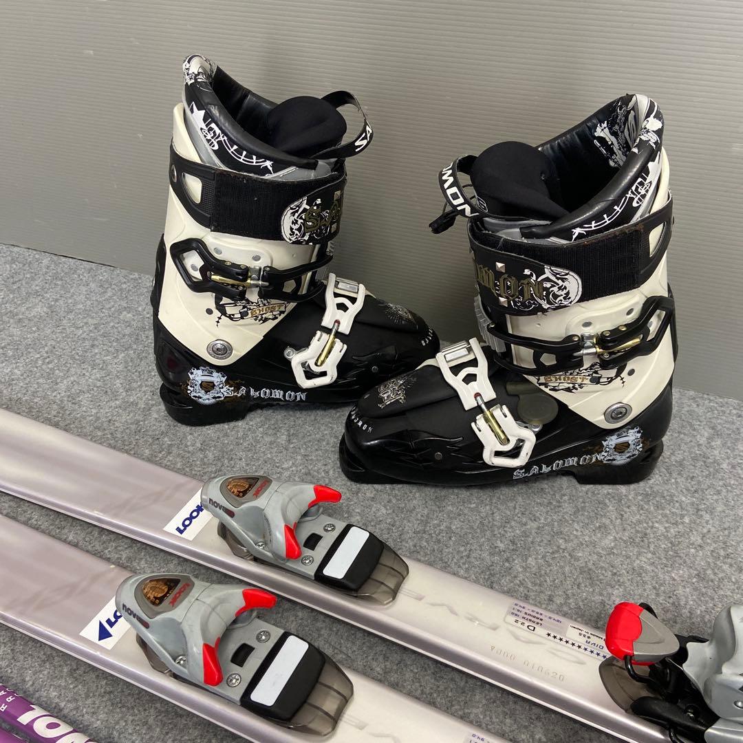 ★短めな板お探しの方 メンテ済スキーセット板160cmブーツ27~27.5cm