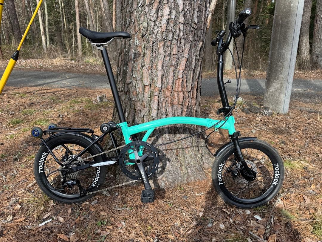 ブロンプトンオマージュ　LITEPRO折りたたみ自転車