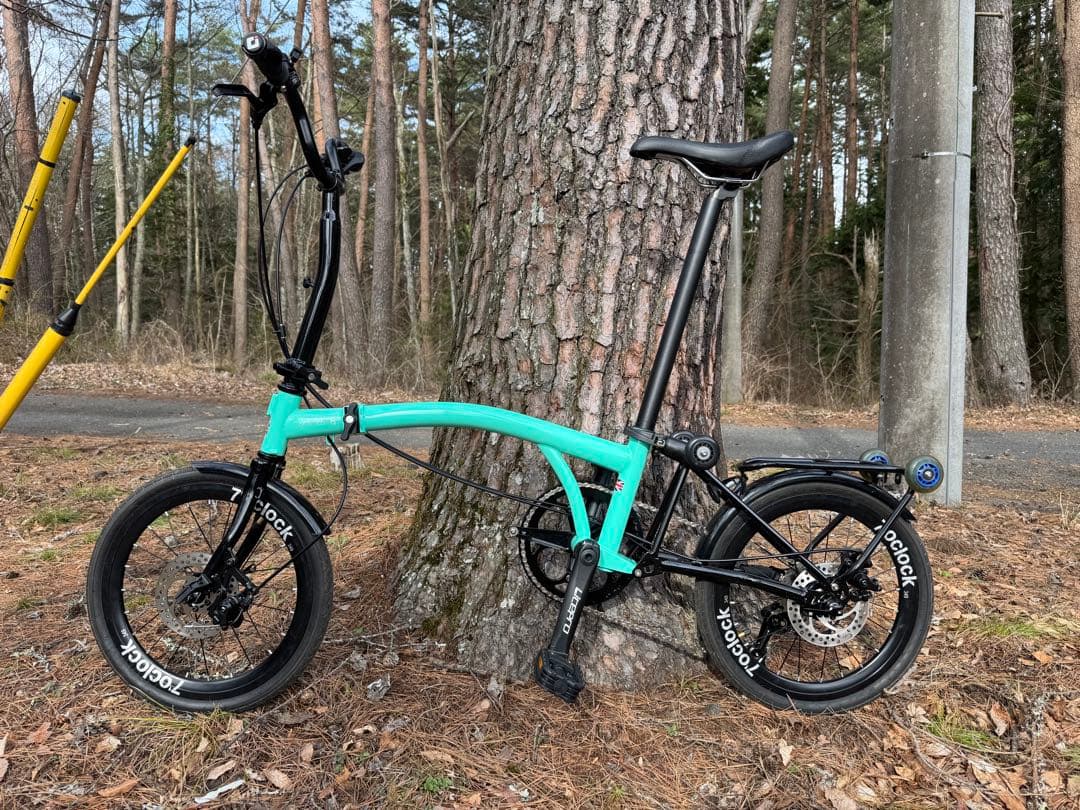 ブロンプトンオマージュ　LITEPRO折りたたみ自転車