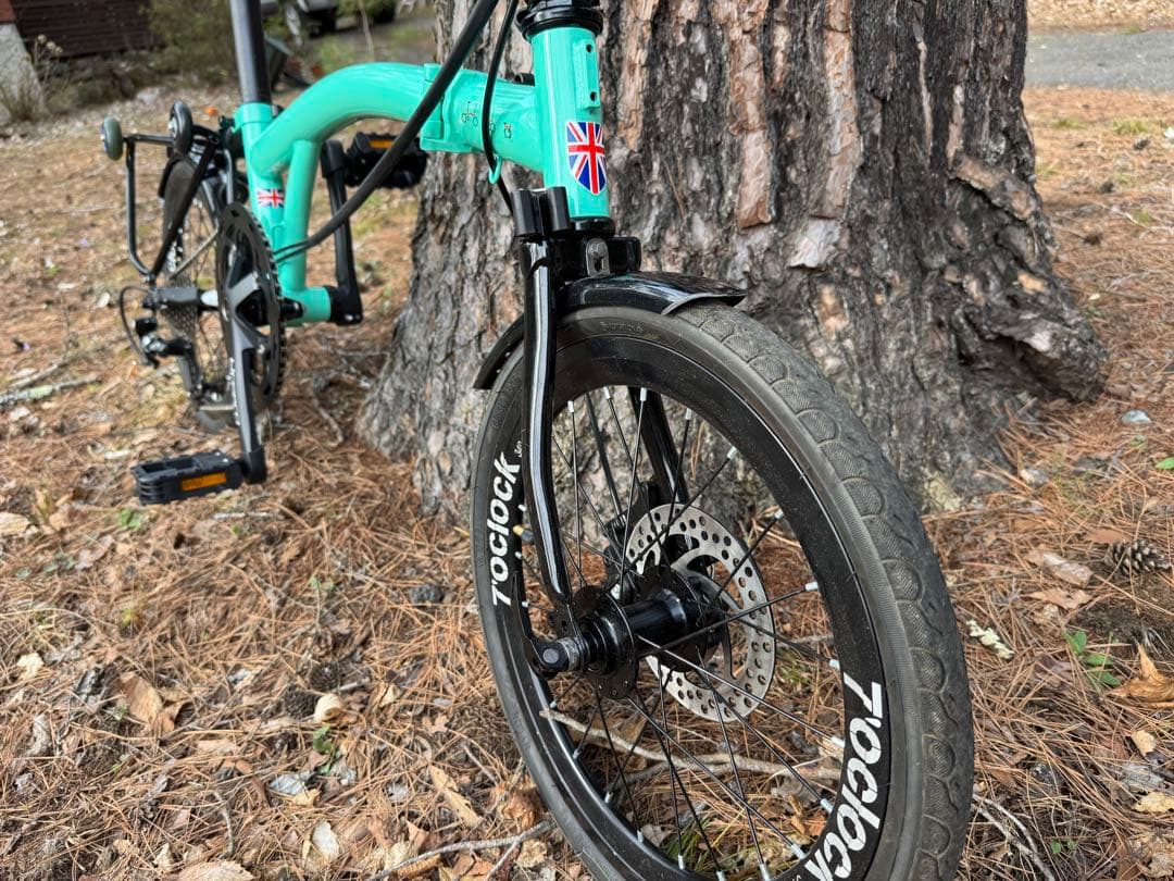 ブロンプトンオマージュ　LITEPRO折りたたみ自転車