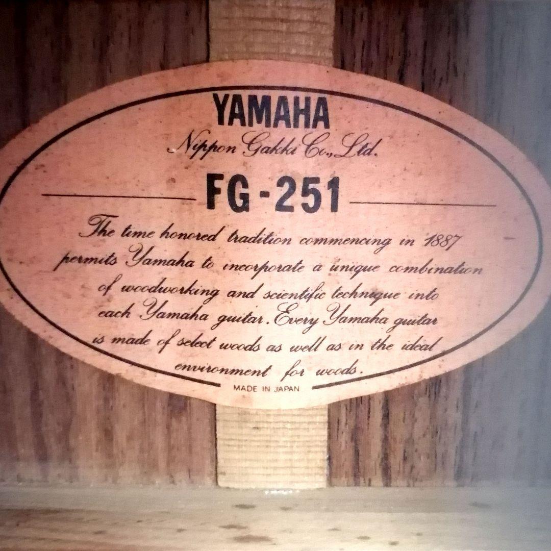 ギター　YAMAHA FG-251