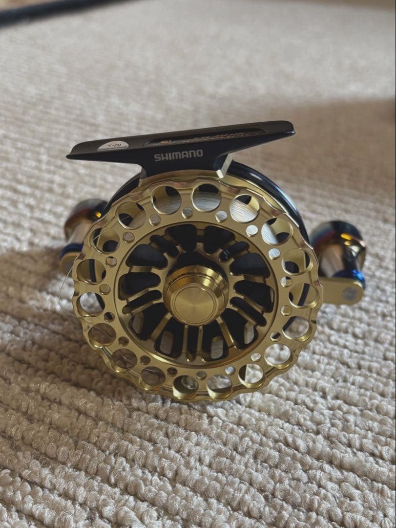 シマノ（SHIMANO）セイハコウSP RC83 左 ゴールド リブレノブ（改）