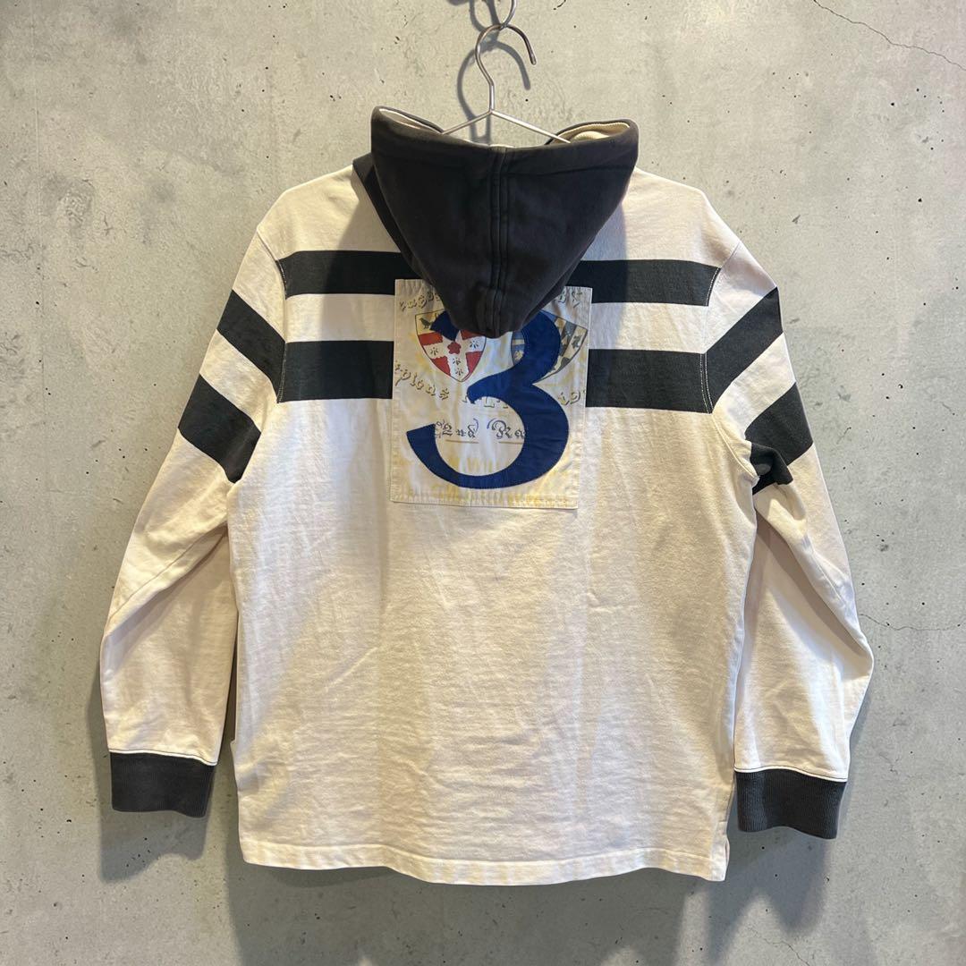 Archive \"POLO RalphLauren\"フード長袖ラガーシャツXL