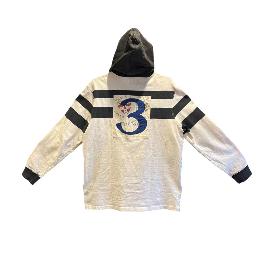 Archive \"POLO RalphLauren\"フード長袖ラガーシャツXL