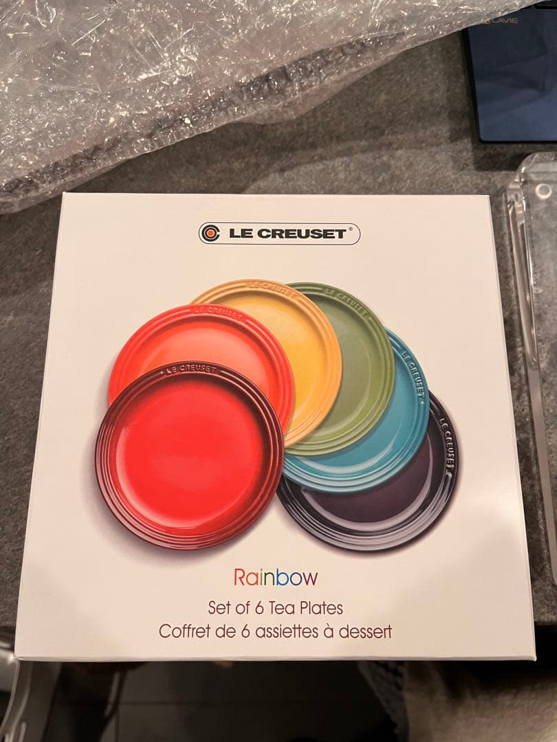 も*も様 LE CREUSET レインボー プレート 6枚セット